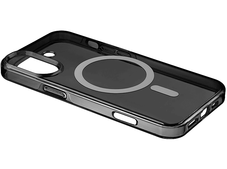 Cellularline Custodia Gloss Mag, Cover Magsafe per iPhone 16,Nero