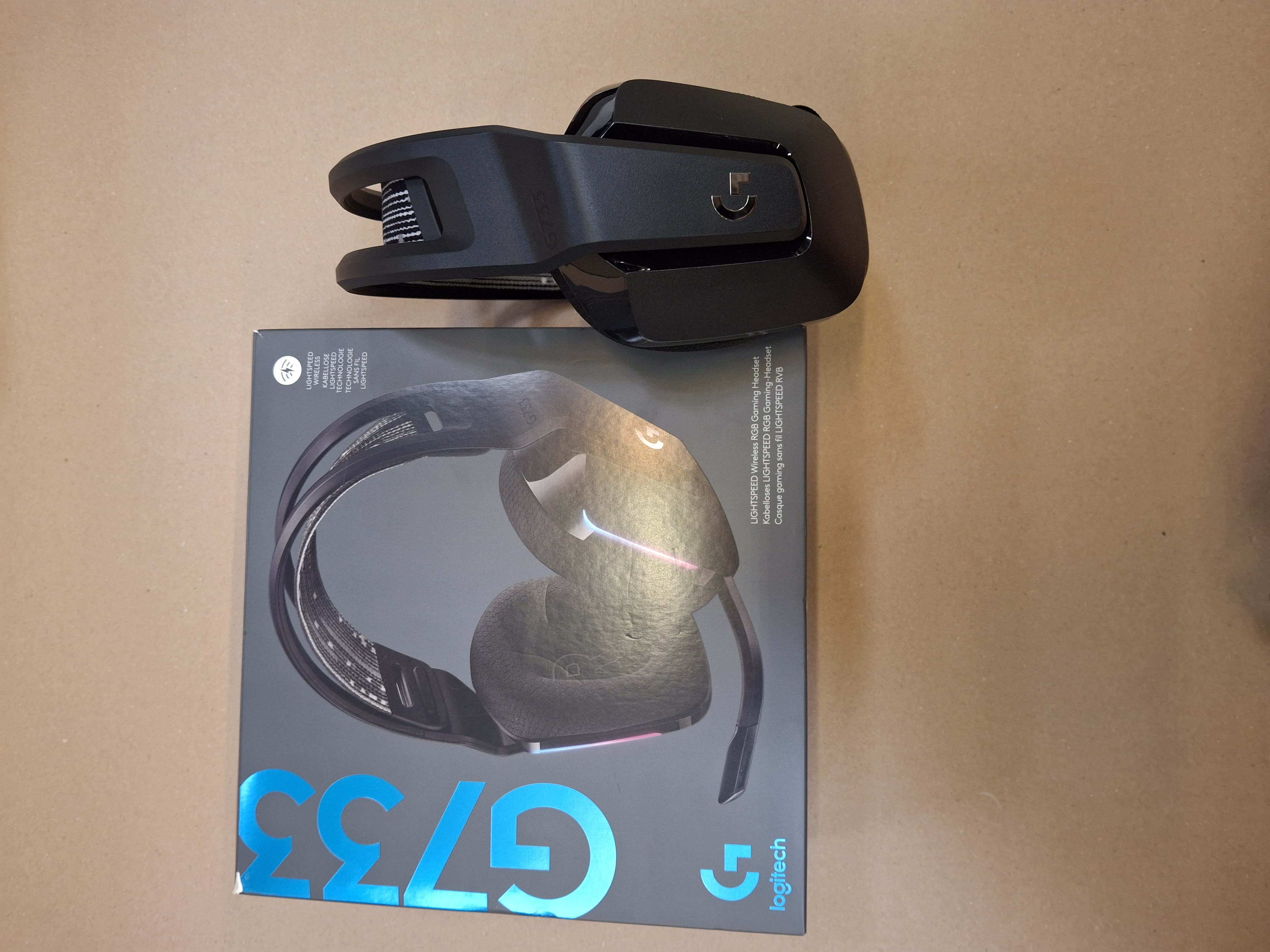OUTLET - Słuchawki bezprzewodowe LOGITECH G733 Lightspeed Czarny 981-000864
