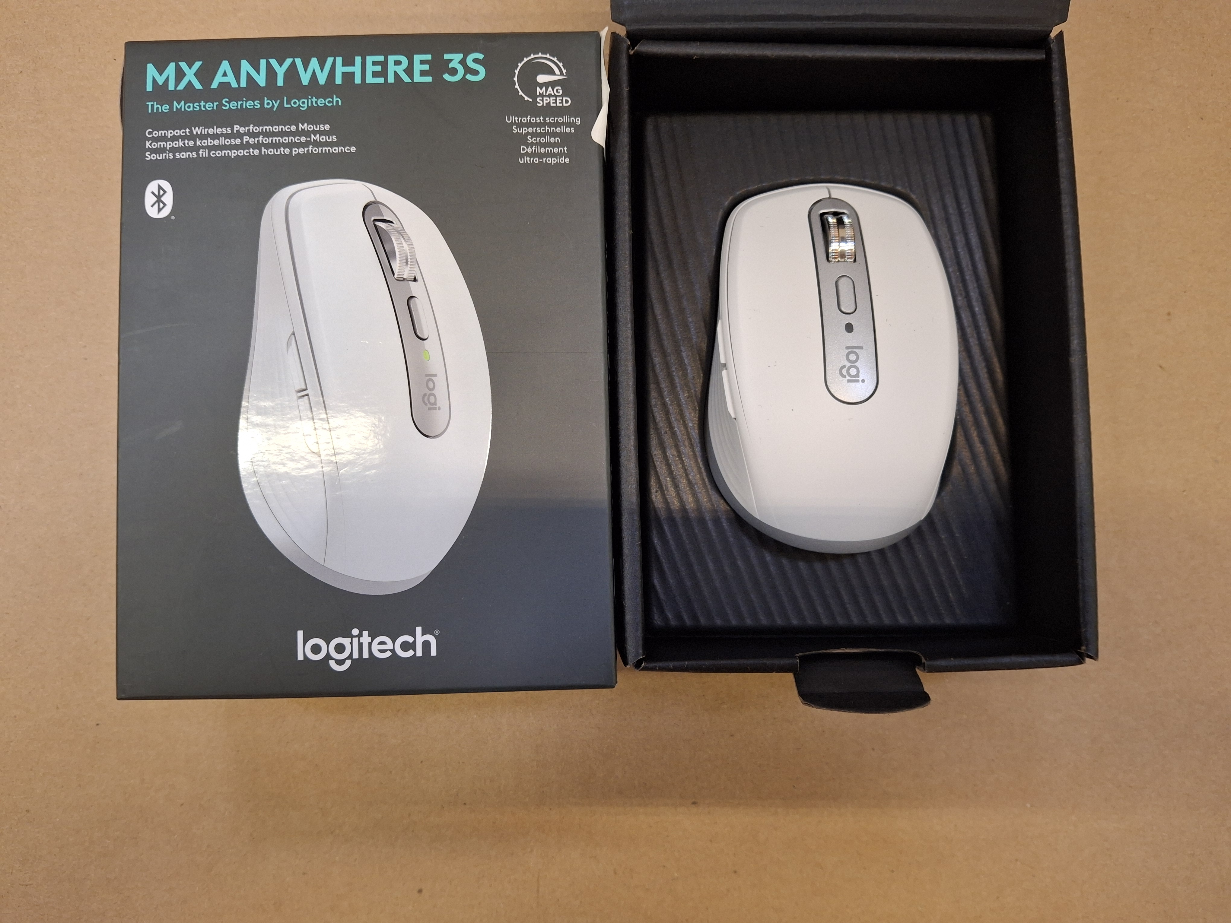 OUTLET - Mysz bezprzewodowa LOGITECH MX Anywhere 3S Jasnoszary 910-006930