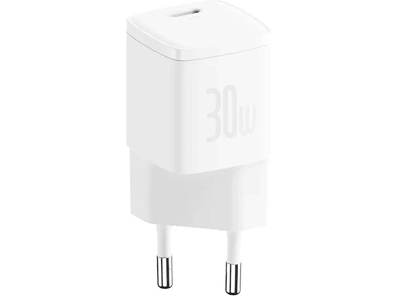 BASEUS Cube Pro USB-C Hızlı Şarj Cihazı 30W Beyaz