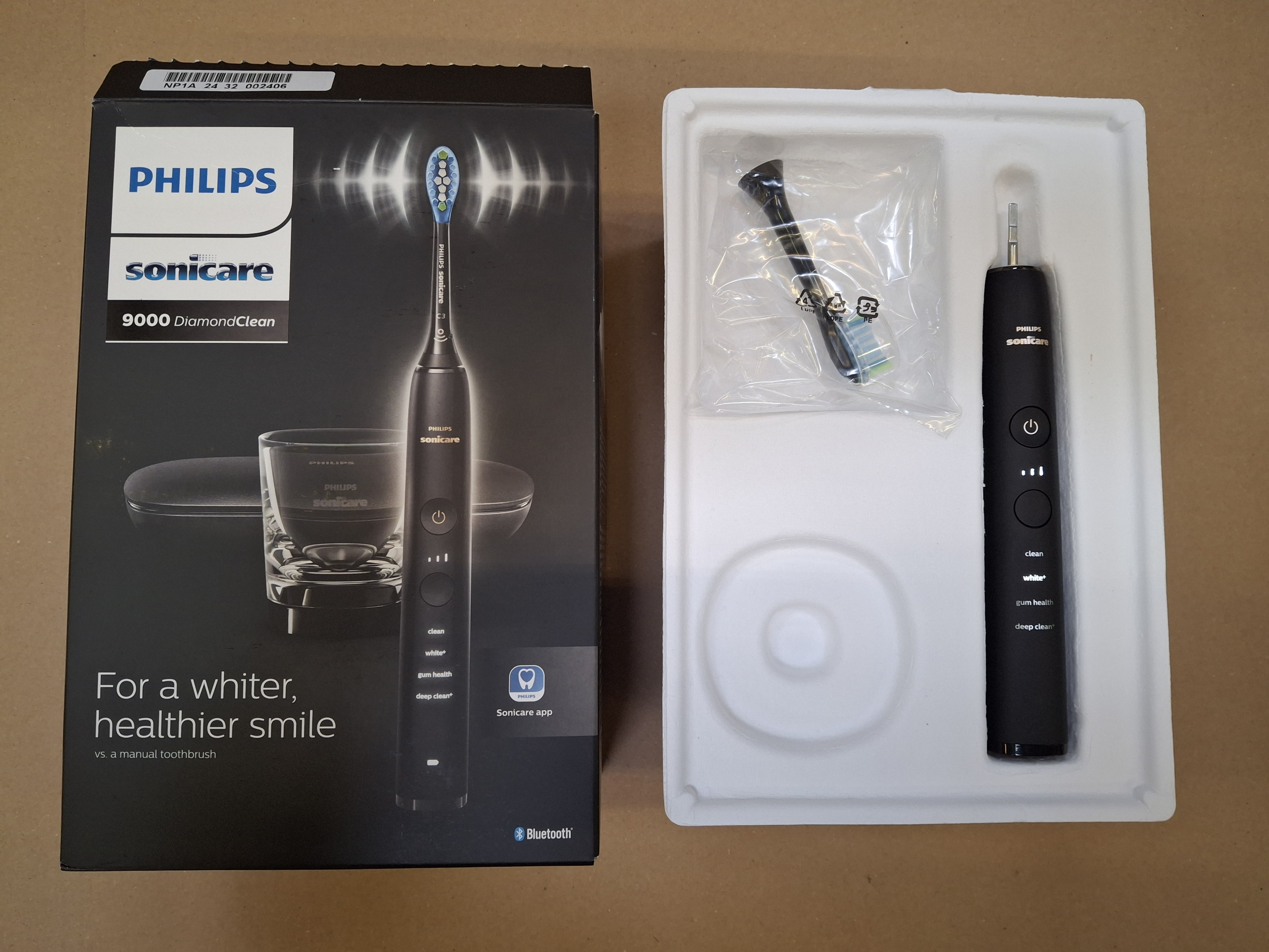 OUTLET - Szczoteczka soniczna PHILIPS SONICARE HX9911/09 DiamondClean 9000 z aplikacją na telefon