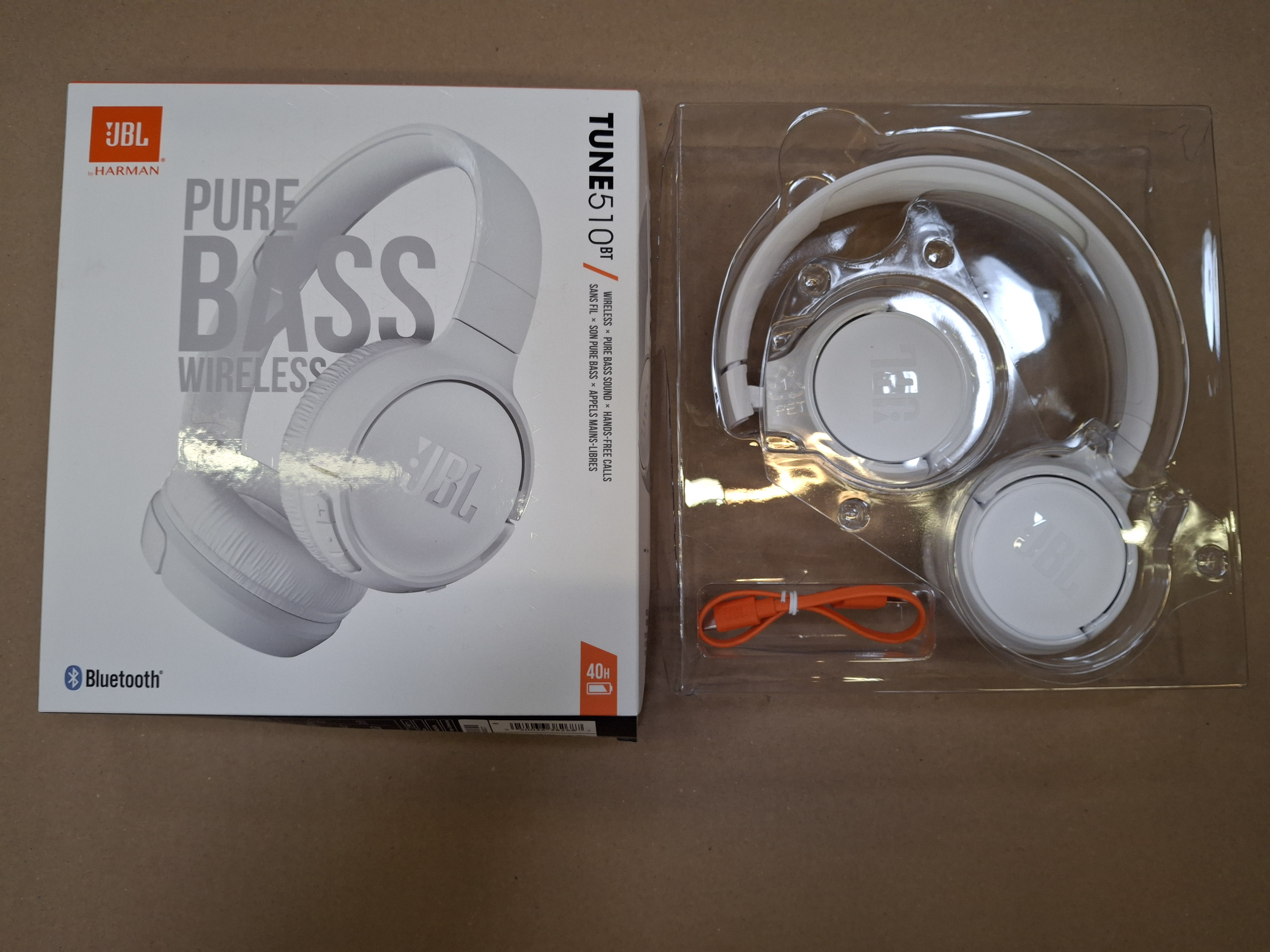 OUTLET - Słuchawki bezprzewodowe JBL Tune 510 BT Biały