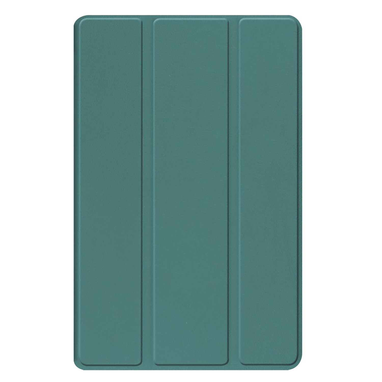 Étui de tablette sarcelle. Couverture pliable, protégeant l'écran.