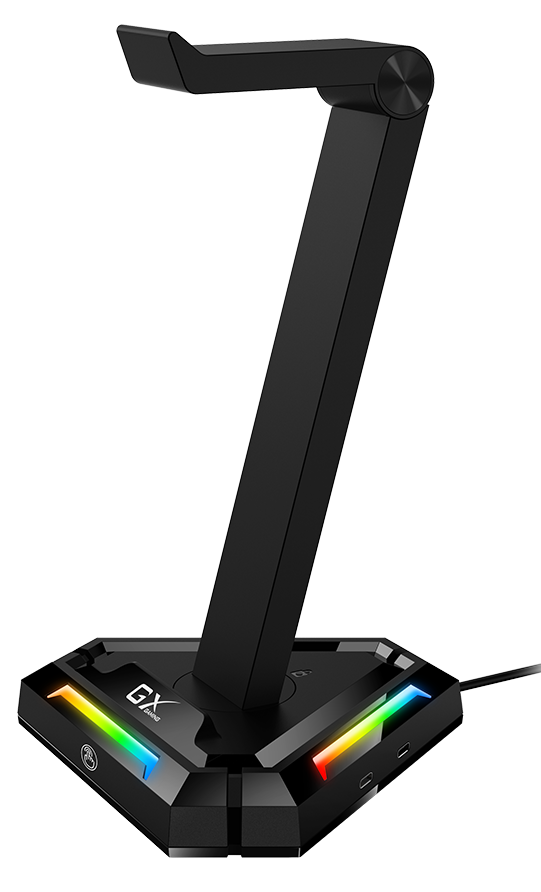 GENIUS GX-UH100 fejhallgató állvány, RGB, fekete (31250017400)