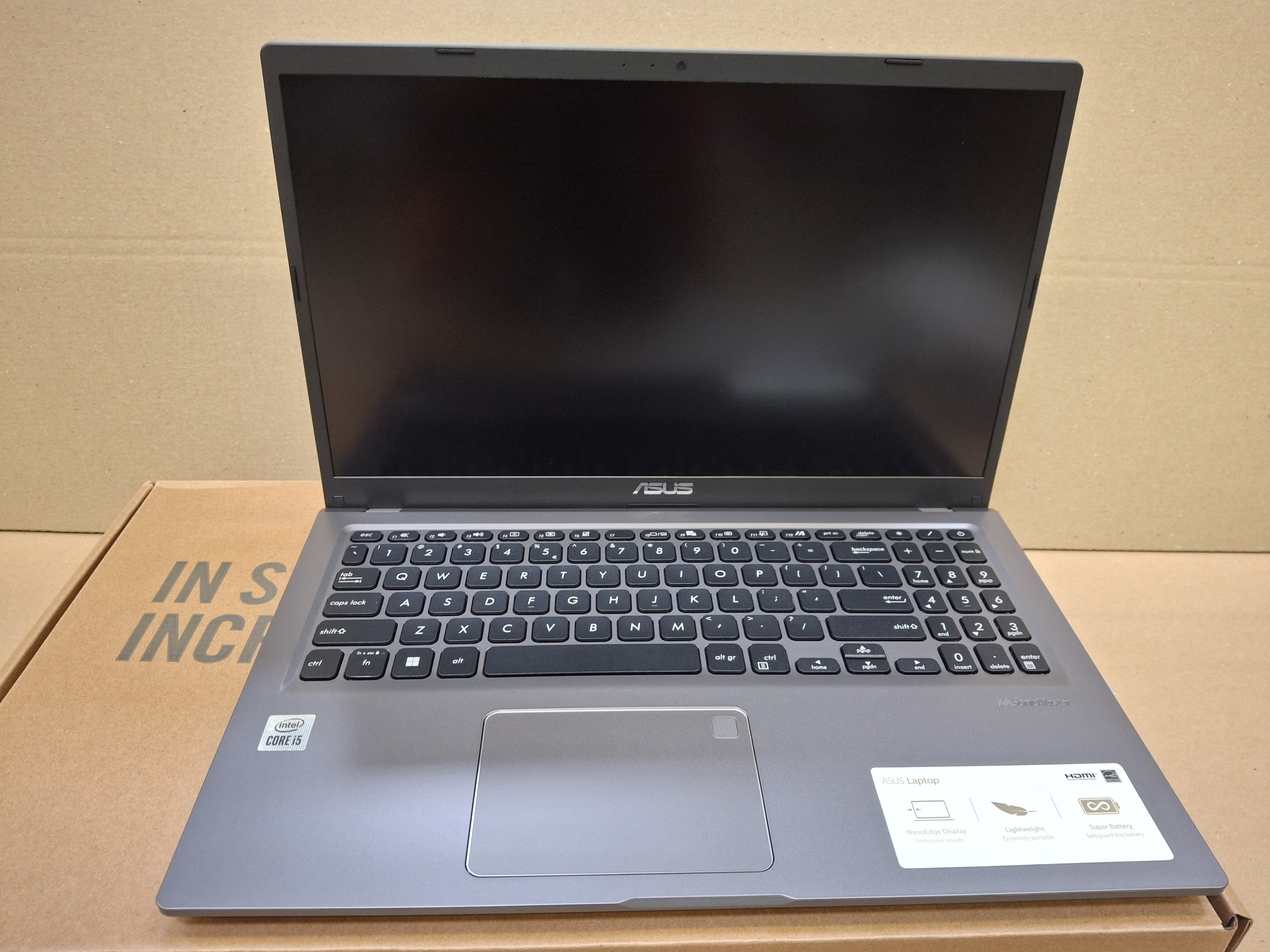 OUTLET - Laptop ASUS X515JA-BQ2986 FHD i5-1035G1/8GB/512GB SSD/INT Szary (Slate Grey)