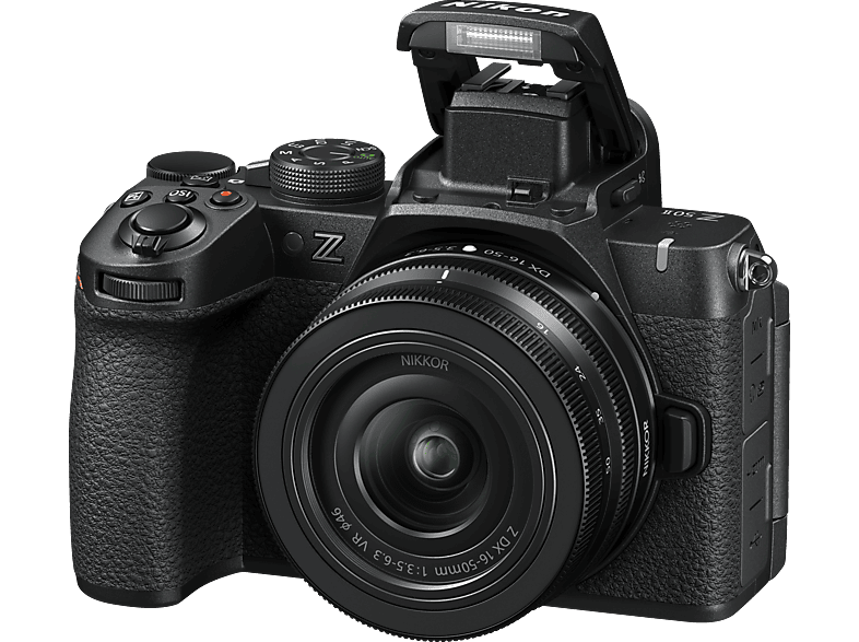 Nikon Z50II spiegellose Systemkamera mit Z DX 16-50mm VR und Z DX 50-250mm VR Objektiv, Tasche und 16GB Speicherkarte, Schwarz; Systemkamera Set — Foto 2 von 5