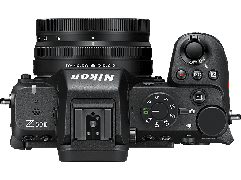 Nikon Z50II spiegellose Systemkamera mit Z DX 16-50mm VR und Z DX 50-250mm VR Objektiv, Tasche und 16GB Speicherkarte, Schwarz; Systemkamera Set — Foto 5 von 5