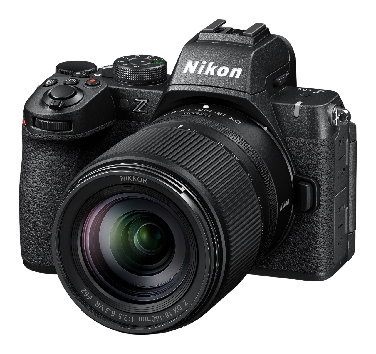 NIKON Z50II spiegellose Systemkamera mit Z DX 18-140mm VR  Objektiv, schwarz