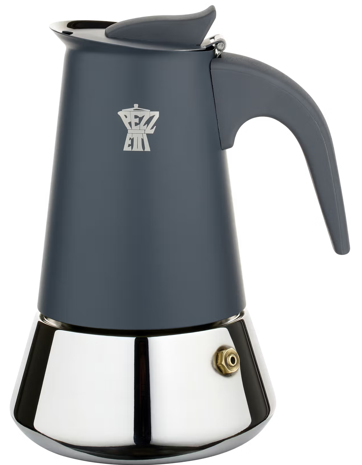 ASPICO 1386Vsotetszurke Kotyogó, 2 személyes, indukciós, "Steelexpress" sötétszürke