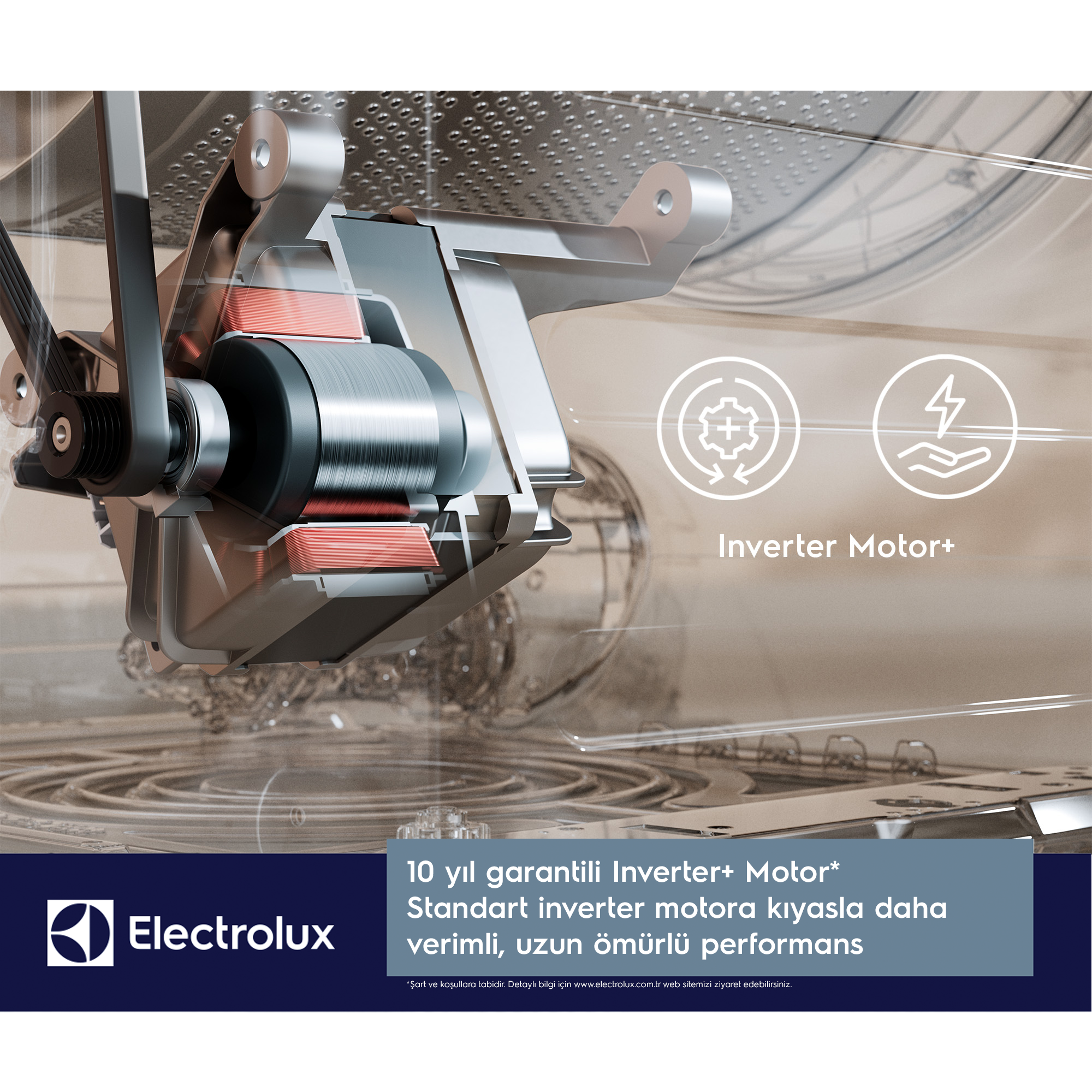 ELECTROLUX EW6F2497UT 600 Serisi SensiCare A Enerji Sınıfı 9 kg 1400 Devir UniversalDose Çamaşır Makinesi Beyaz