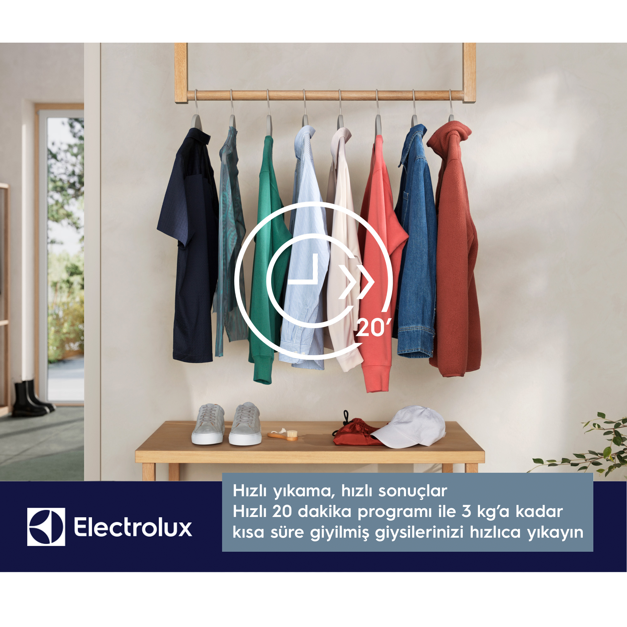 ELECTROLUX EW6F2497UT 600 Serisi SensiCare A Enerji Sınıfı 9 kg 1400 Devir UniversalDose Çamaşır Makinesi Beyaz