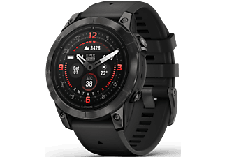 GARMIN Epix Pro Gen 2 okosóra, Sapphire 47 mm, karbonszürke DLC, fekete szilikon szíjjal  (010-02803-11)