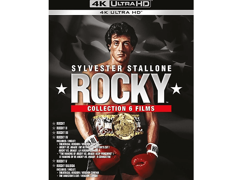 Warner Home Video Rocky: The Complete Collection 4k Blu-ray
