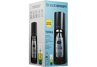 SODA STREAM SM TERRA Black GYÖMBÉR MEGAPACK szódagép