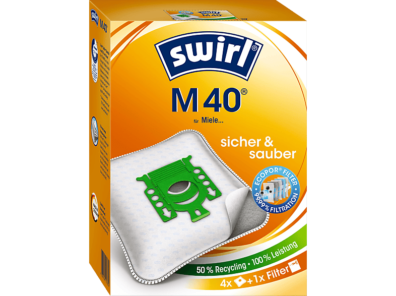 40 Stück Mr.Clean Staubsaugerbeutel – Passend Für AEG Typ LUC1, Hohe Saugleistung, Mit Feinfilter