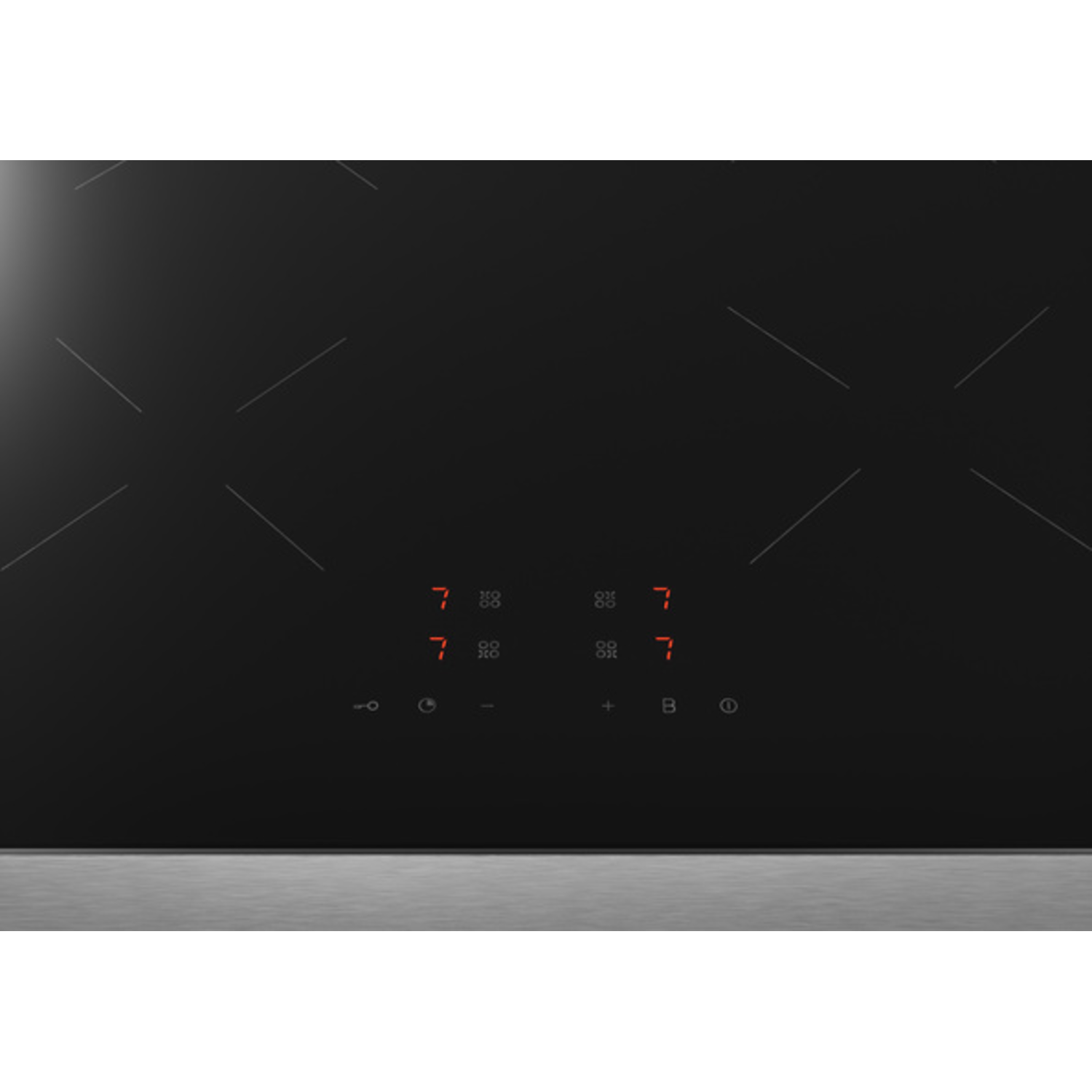 Etna Kiv454rvs Kookplaat - Vrijstaand Inductie 1-fase (normale Stekker) Breedte 55.2 Cm