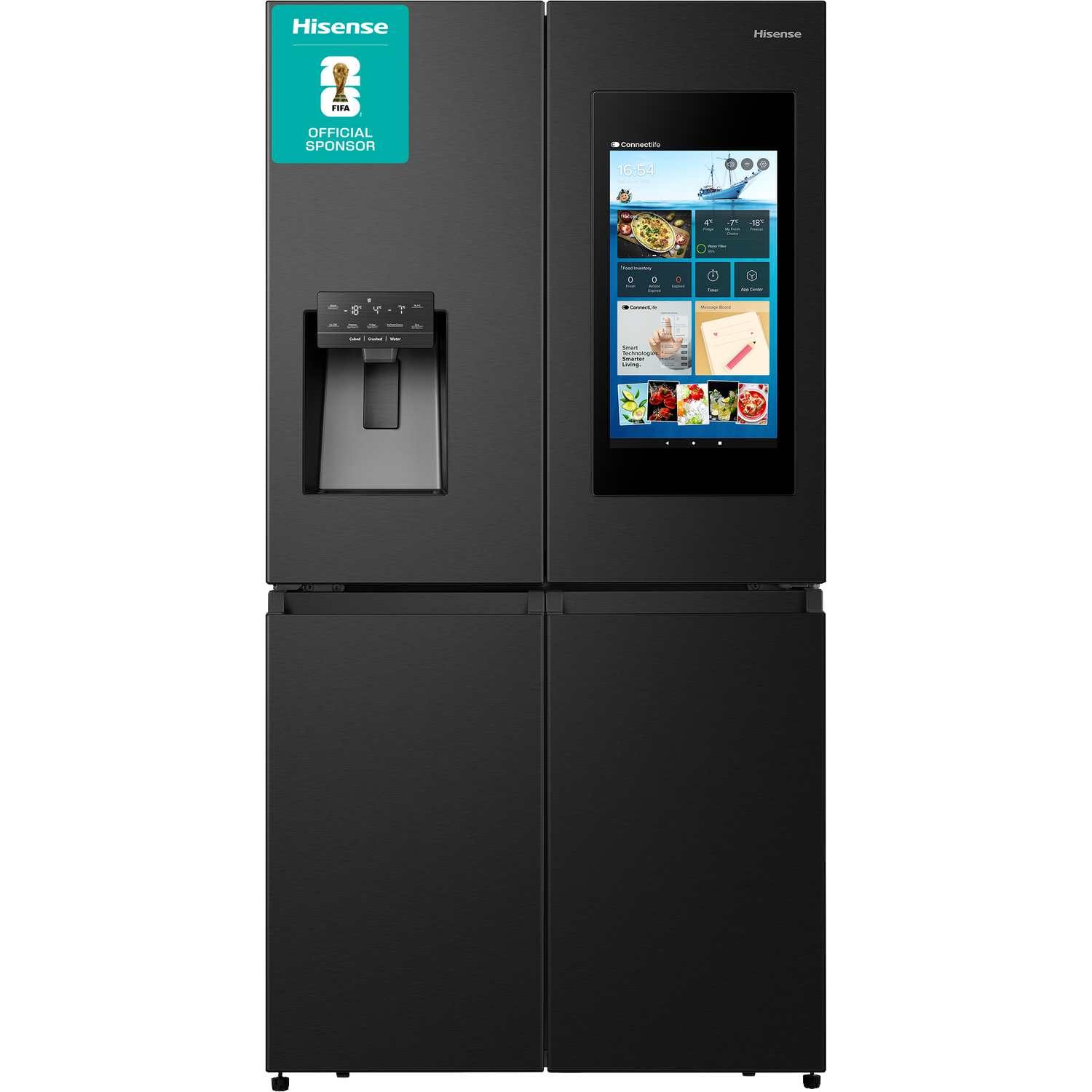 Hisense Rq760n4ife - Amerikaanse Koelkast Breedte 91.4 Cm Hoogte 178.5 Inhoud 577 L Nofrost