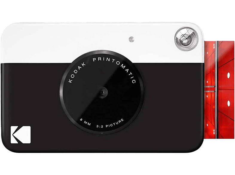 KODAK Printomatic instant fényképezőgép, Zink 2x3", fekete