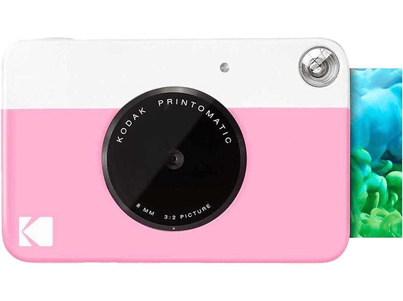 KODAK Printomatic instant fényképezőgép, Zink 2x3",rózsaszín