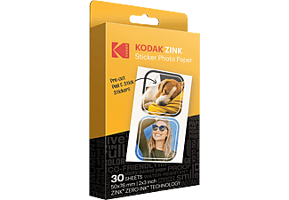 KODAK Zink instant fotópapír, 2x3" papírméret, 30db