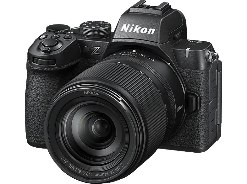 NIKON Z50II Body + NIKKOR Z DX 18-140mm f/3.5-6.3 VR Systemkamera mit Objektiv 18 - 140 mm, 8 cm Display Touchscreen, WLAN