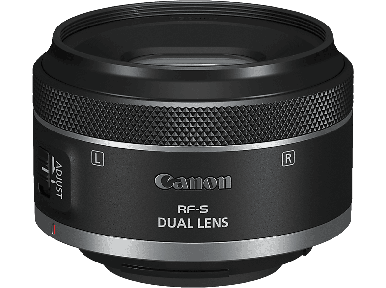 CANON RF-S 7.8mm F4 STM DUAL LENS 7.8 mm - f/4 (Kleinste Blende f/16) (Festbrennweite für Canon R-Mount, Schwarz)