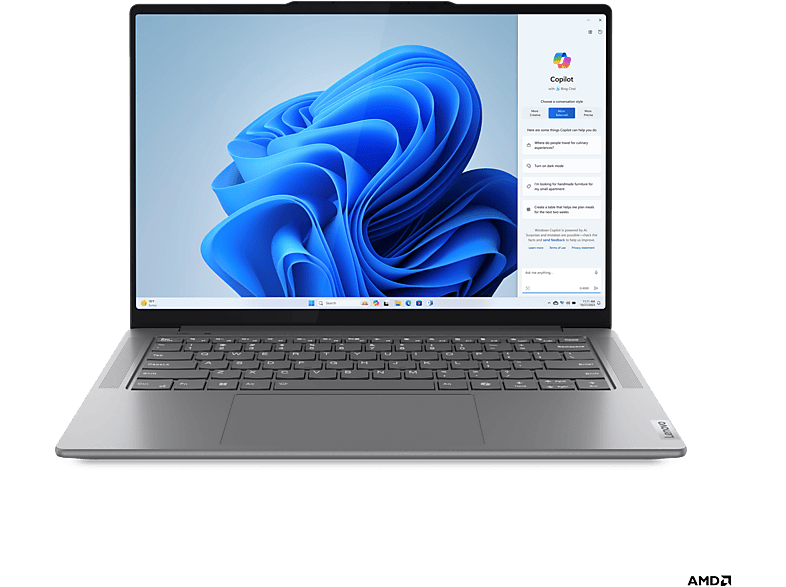 LENOVO Yoga Pro 7/Ryzen AI 9 365/32GB RAM/1TB SSD/14.5"/W11/Laptop Gri 83HN0006TR_0