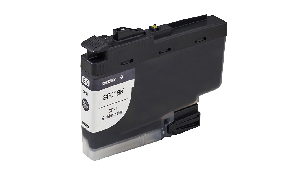 Brother SP01BK Sublimations-Tintenpatrone, schwarz, für den Sublimationsdruck.
