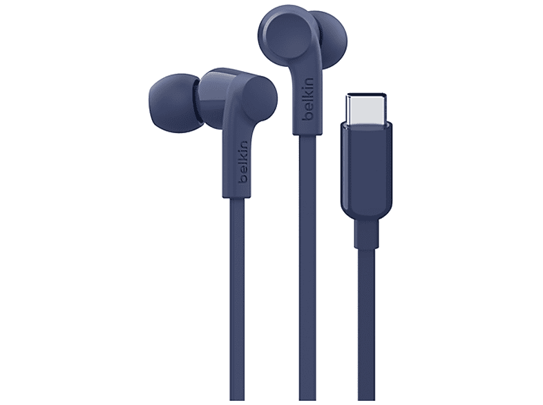 Belkin Usb-C Earbuds Auricolari, Blu