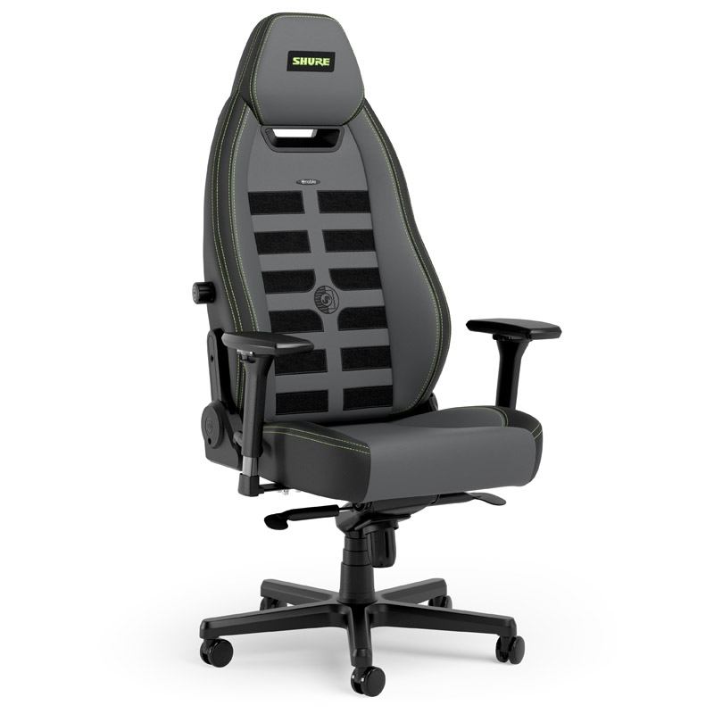NOBLECHAIRS LEGEND - Shure Edition Gaming Stuhl, Grau, Schwarz