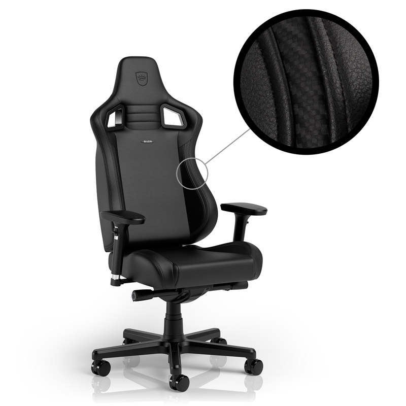 NOBLECHAIRS EPIC Compact Gaming Stuhl, Schwarz