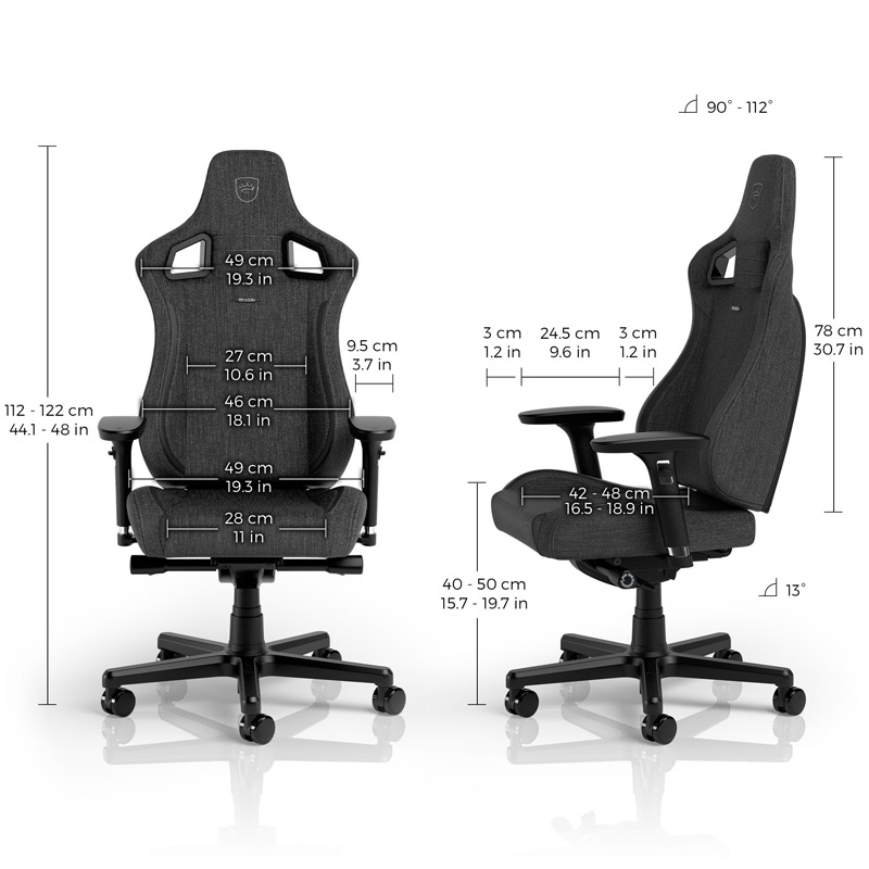NOBLECHAIRS EPIC Compact TX  Gamingstuhl, Anthrazit