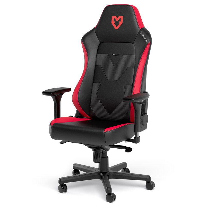 NOBLECHAIRS HERO - MOUZ Edition Gaming Stuhl, Schwarz, Rot