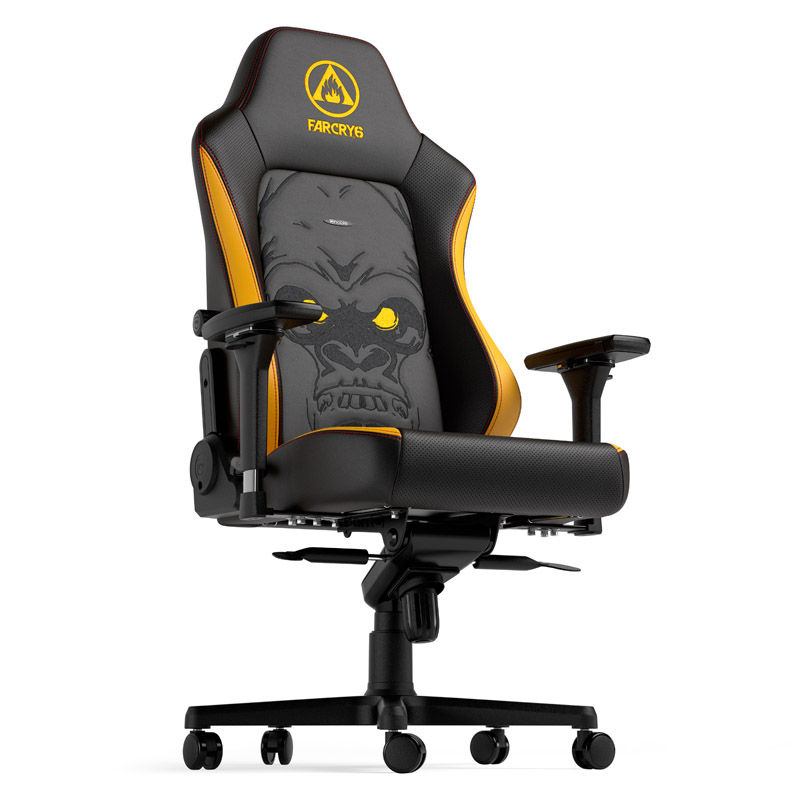 NOBLECHAIRS HERO - Far Cry 6 Special Edition Gaming Stuhl, Schwarz, Gelb, Rot