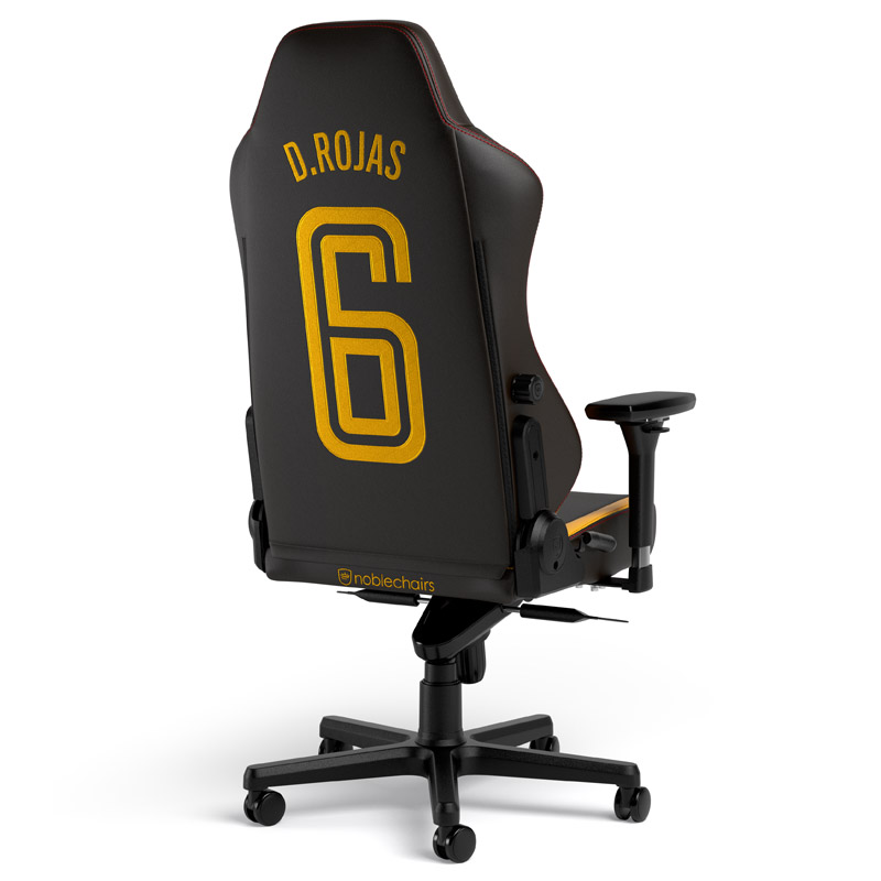 NOBLECHAIRS HERO - Far Cry 6 Special Edition Gaming Stuhl, Schwarz, Gelb, Rot