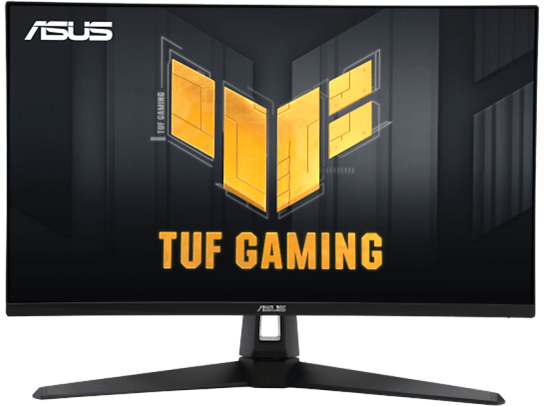 ASUS TUF VG27AQ3A, 27, QHD, 1 ms GtG, 180 Hz, 2x HDMI, 1x DisplayPort, IPS, AMD FreeSync™ Premium, Negro