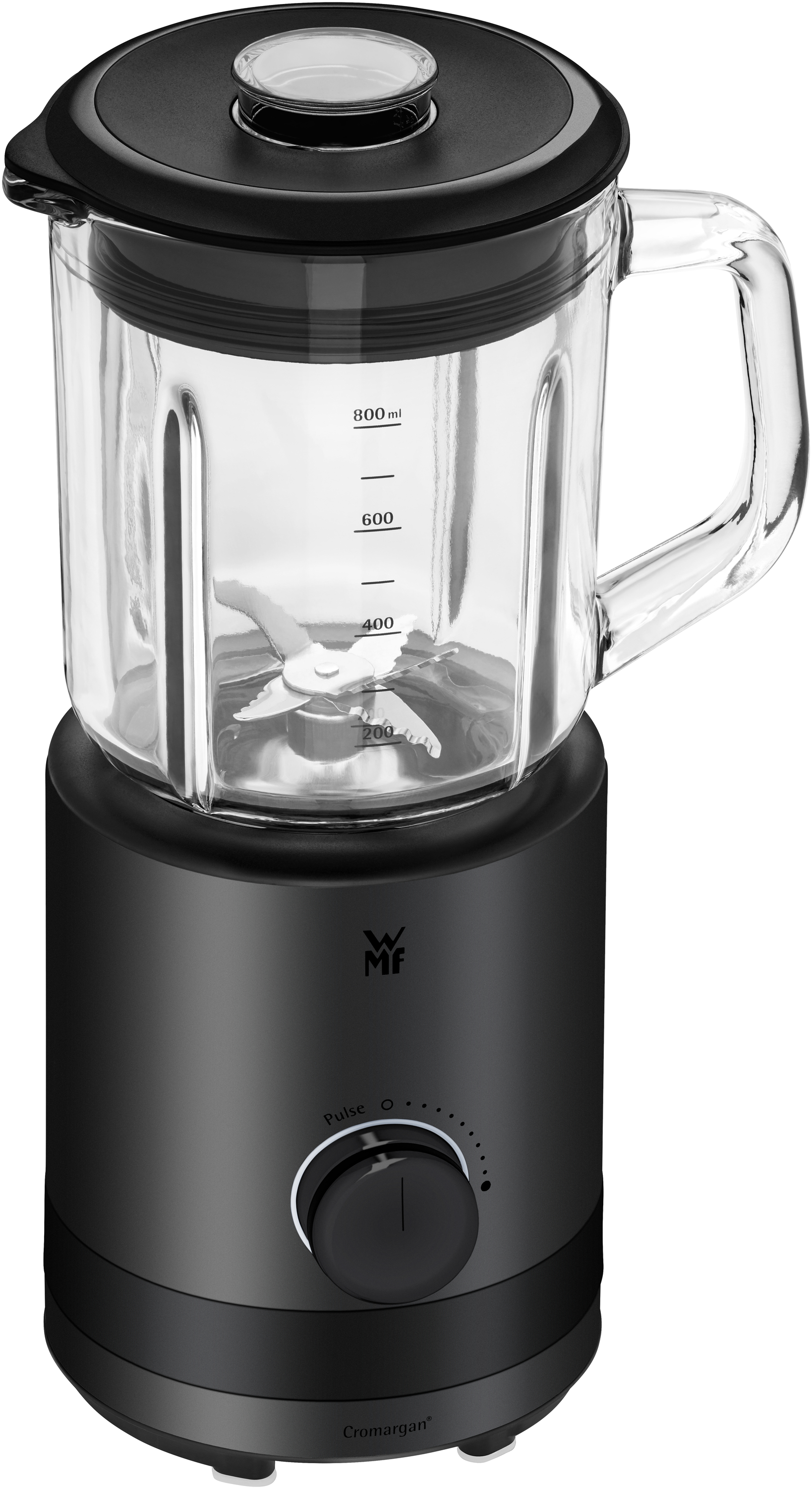 WMF Küchenminis Standmixer (Schwarz, 400 Watt, 0.8 l)