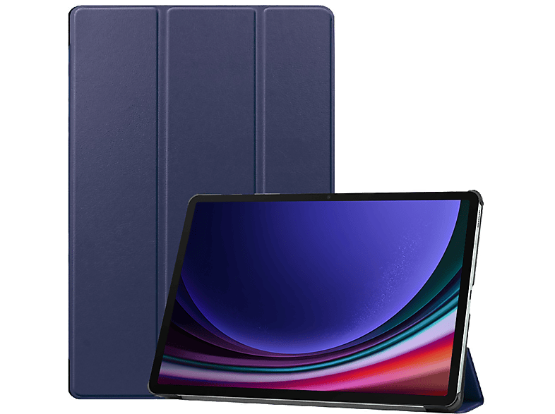 Just In Case Tri-Fold hoes voor Samsung Galaxy Tab S9 / S10 FE / Lite Blauw