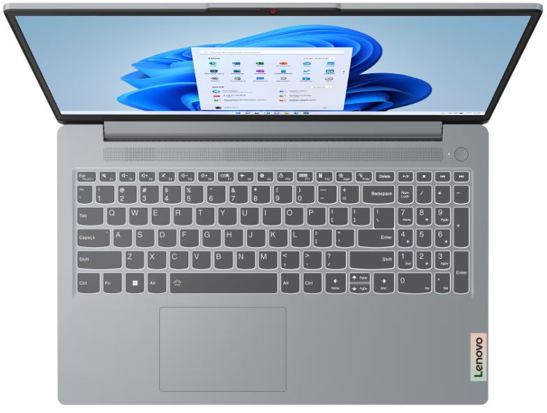 Nyitott laptop, billentyűzetet, kijelzőt és Windows felületet mutat.