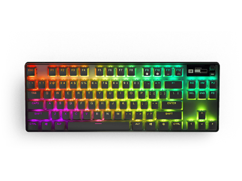 STEELSERIES Apex Pro TKL (2023) vezeték nélküli billentyűzet, OmniPoint 2.0, 2,4GHz+BT, RGB, UK Angol (64866)