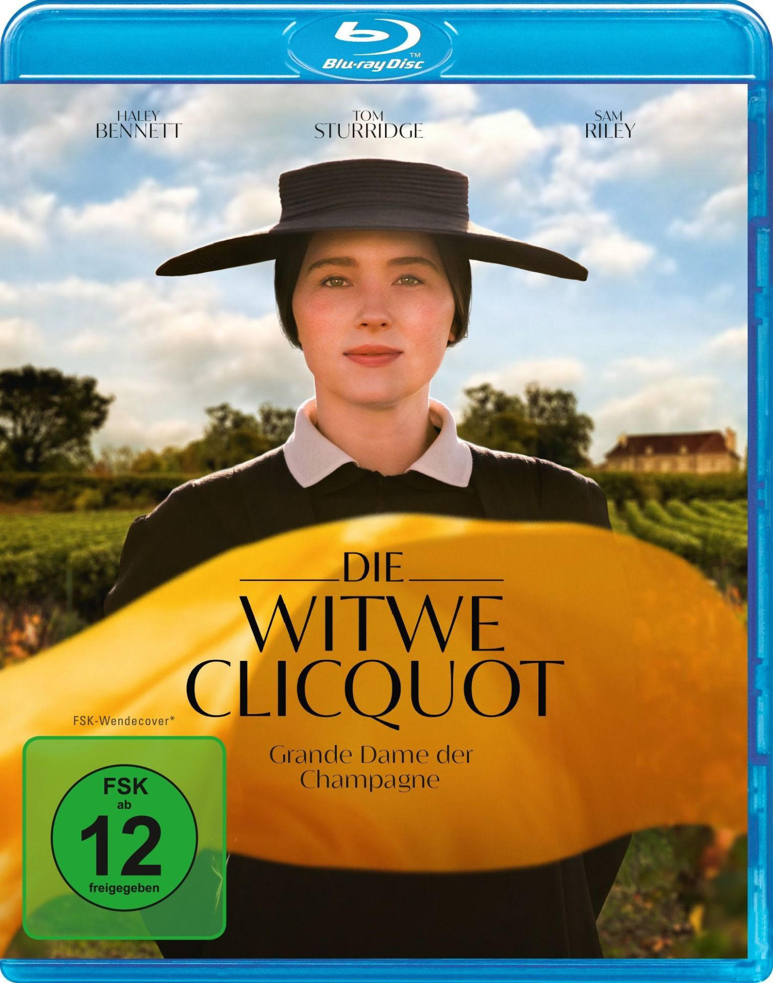 Blu-ray-Cover einer Frau mit Hut. Der Titel ist auf Deutsch.