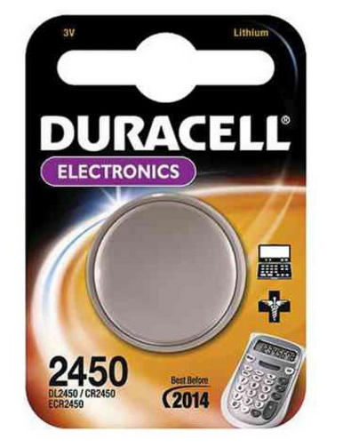 Eine Duracell-Batterieverpackung für Elektronik. Die Batterie befindet sich in der Mitte.