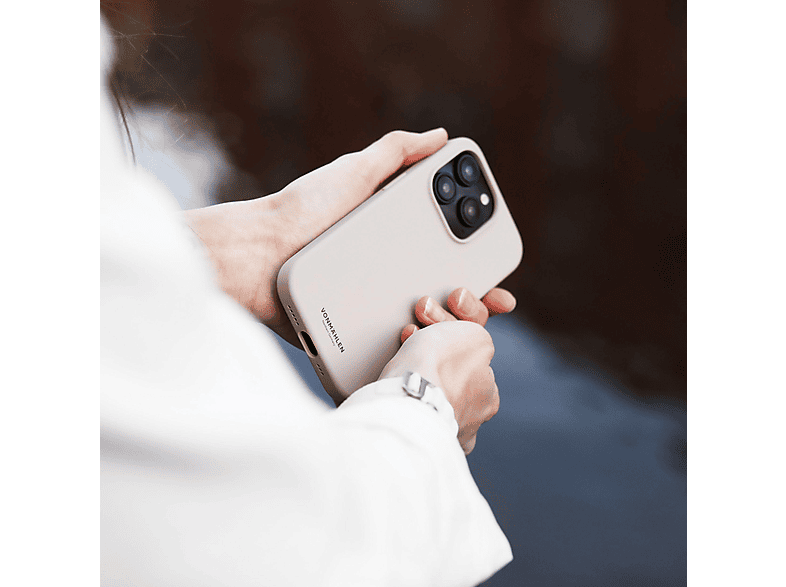 Vonmählen Eco Silicone Case Backcover, für Apple iPhone 15, Cream; Handyhülle — Foto 3 von 5