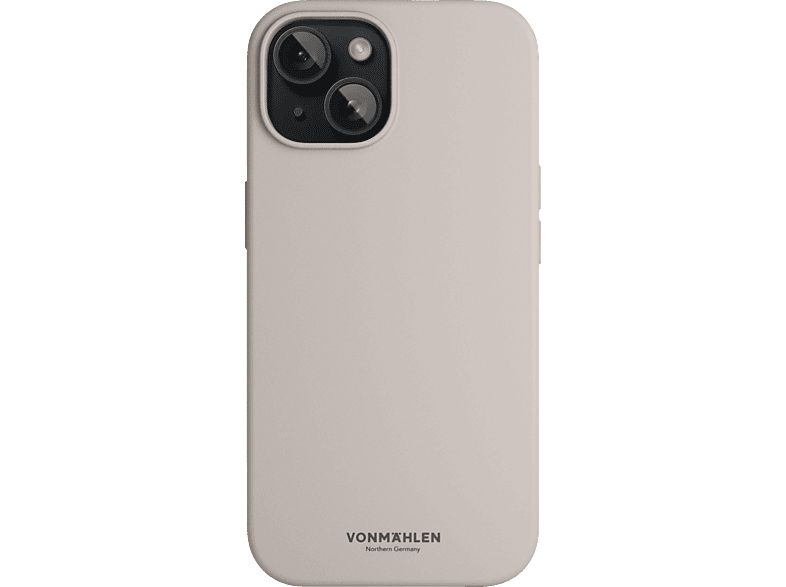 Vonmählen Eco Silicone Case Backcover, für Apple iPhone 15, Cream; Handyhülle