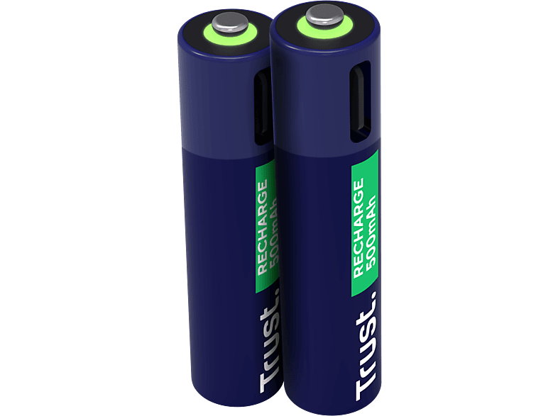Trust 2 Pack Usb-c 500 Mah Aaa Oplaadbare Batterijen afbeelding
