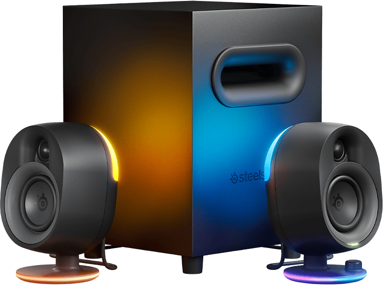 STEEL SERIES Arena 7 PC Lautsprecher mit Subwoofer für Gaming, schwarz; Gaming Lautsprecher