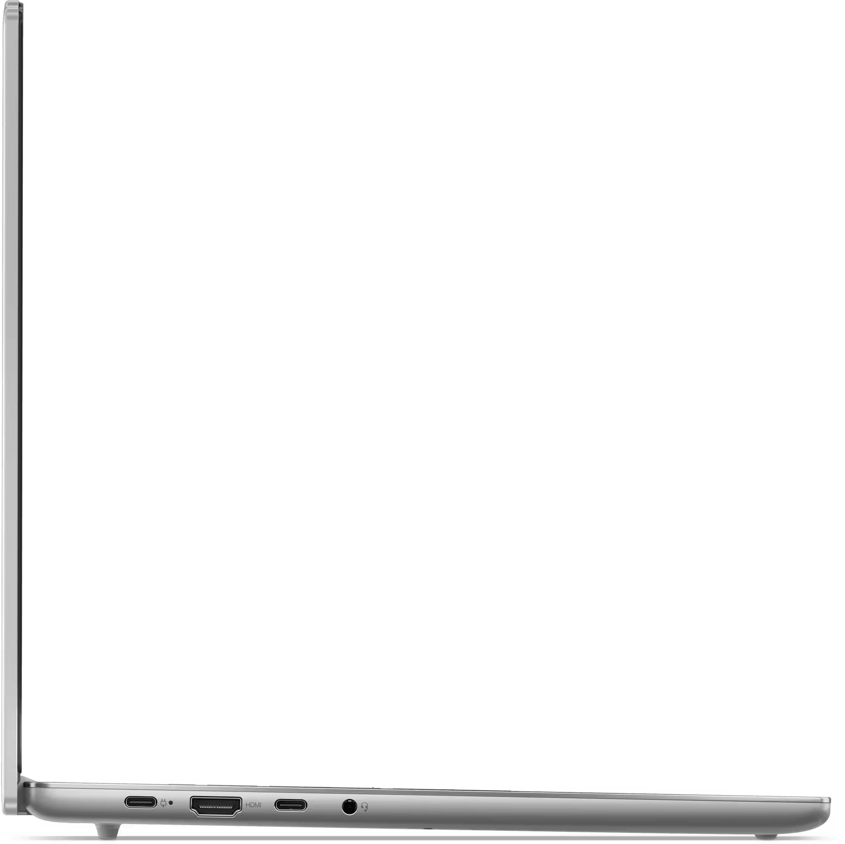 Laptop oldalsó nézet.