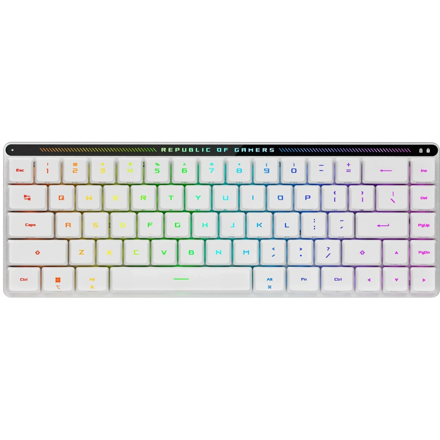 Asus Rog Falchion Bedraad En Draadloos Gamingtoetsenbord Wit