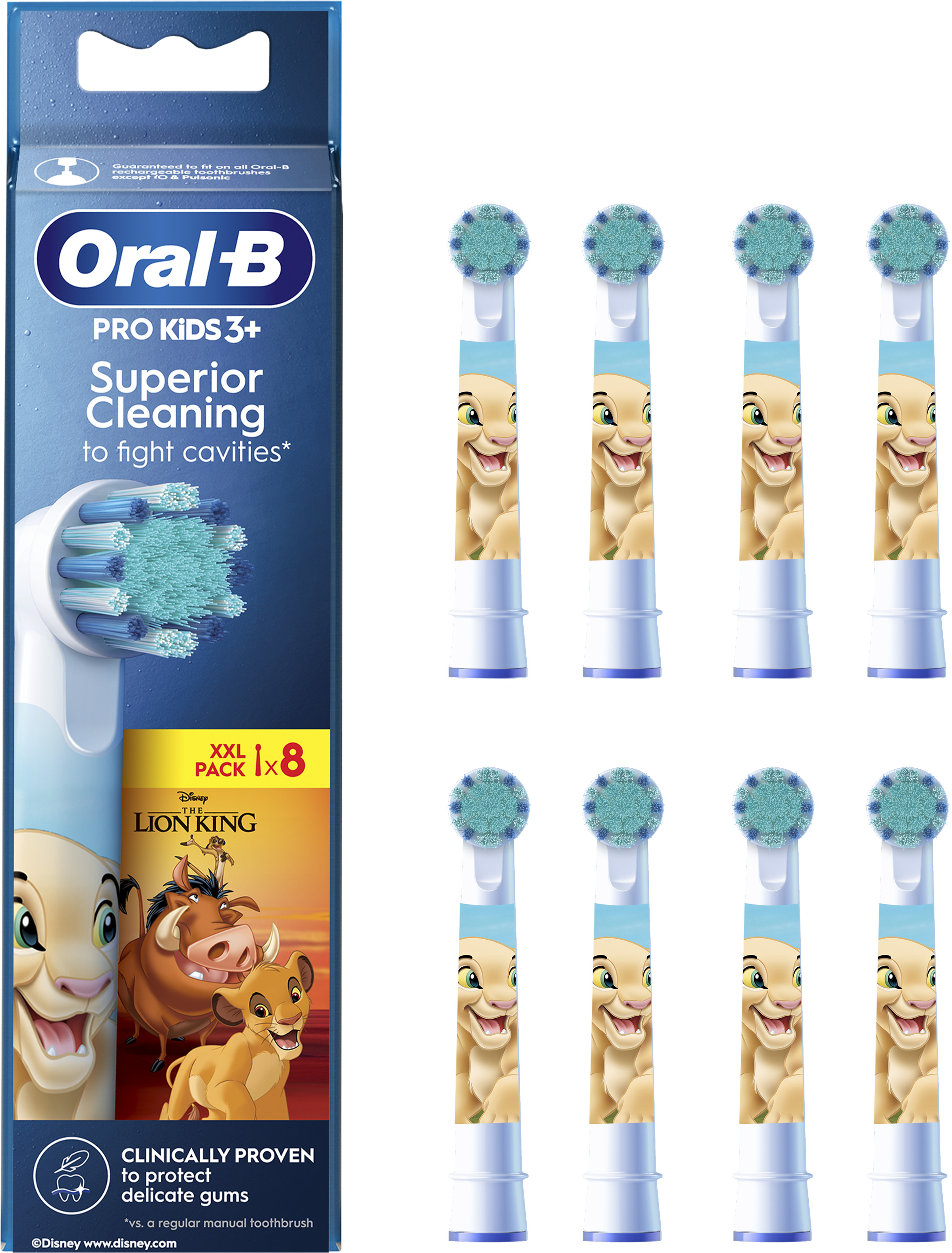 ORAL-B Lion King Brush Heads 8ct