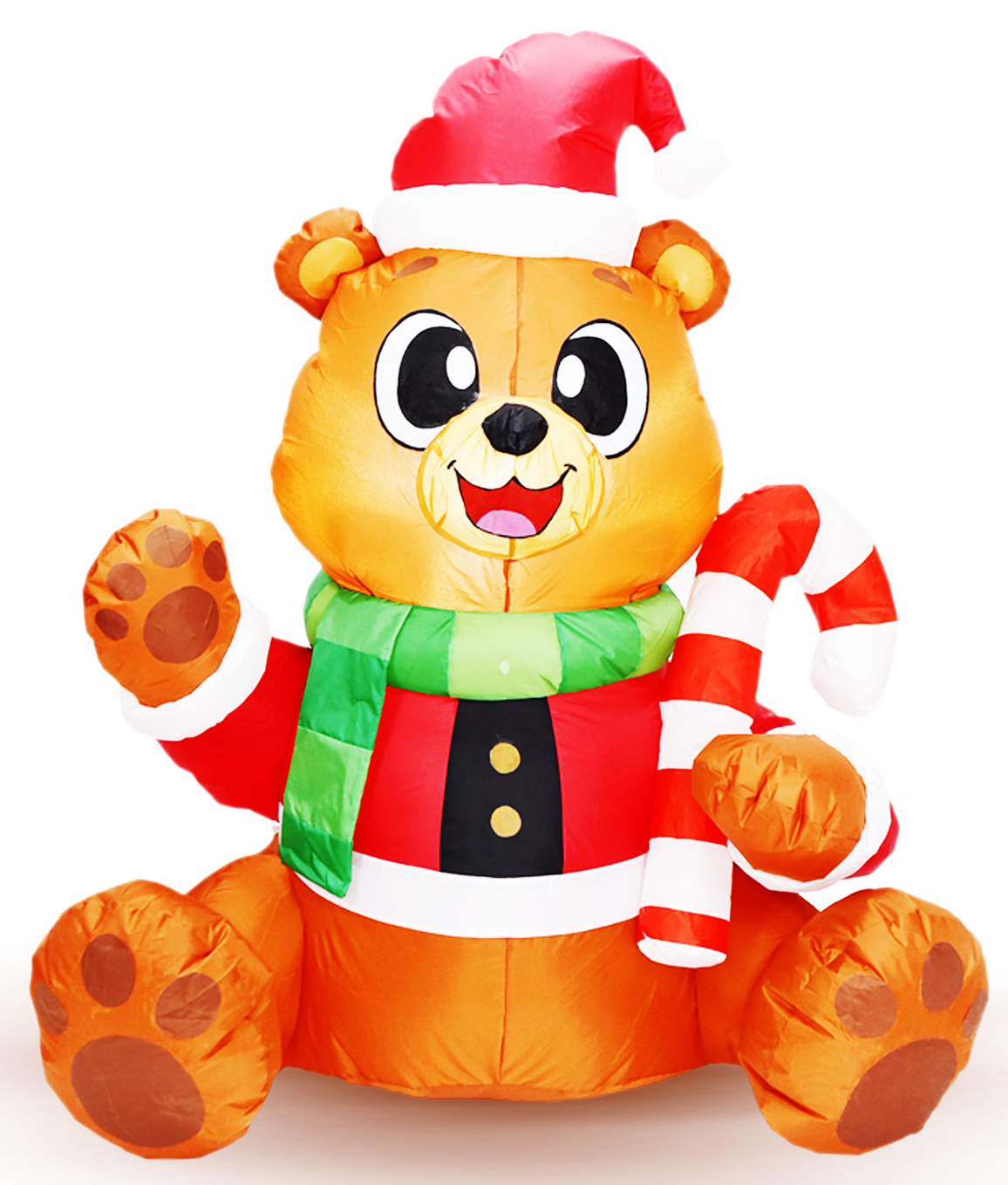 FAMILY DECOR Felfújható LED maci, 150 cm (58067J)